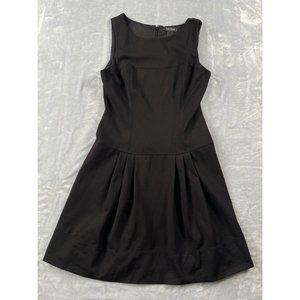 White House Black Market Dress 4 Sleeveless Pleated Fit & Flare Ponte Knit